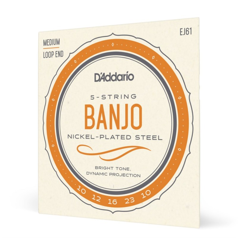 D'Addario EJ61 - Struny do banjo 5-strunowe (10-23) - 1