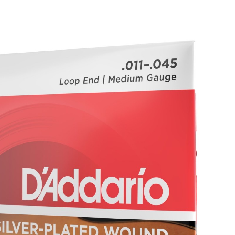 D'Addario EJ84M - Struny do gitary akustycznej (11-45) - 4