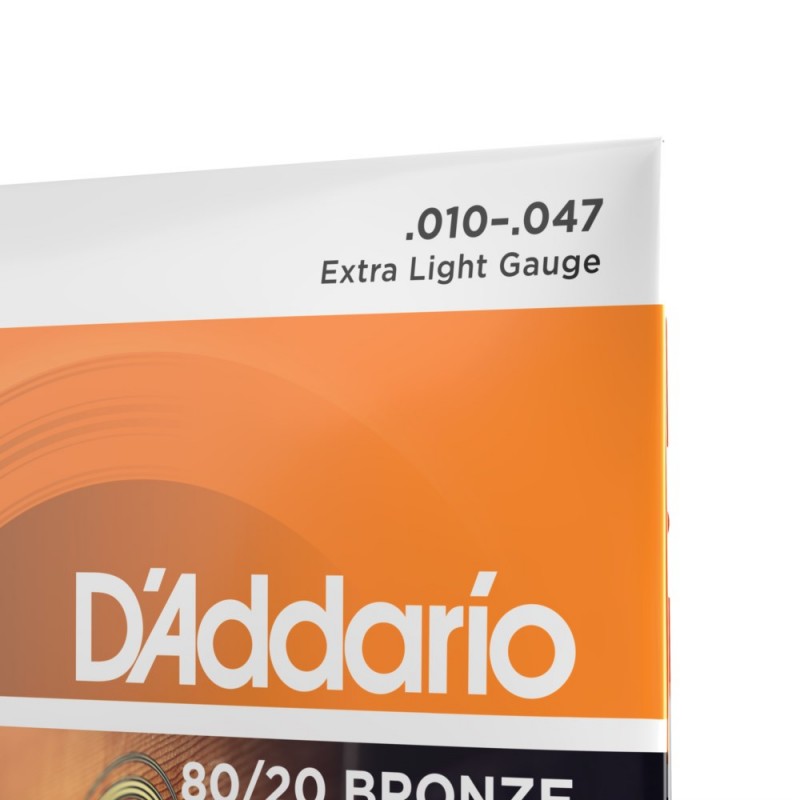 D'Addario EJ10 - Struny do gitary akustycznej (10-47) - 4