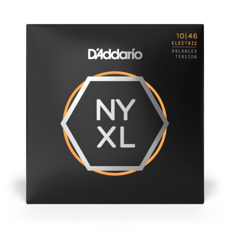 D'Addario NYXL1046BT - Struny do gitary elektrycznej (10-46) - 2