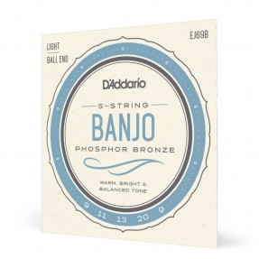 D'Addario EJ69B - Struny do banjo 5-strunowe (9-20) - 1