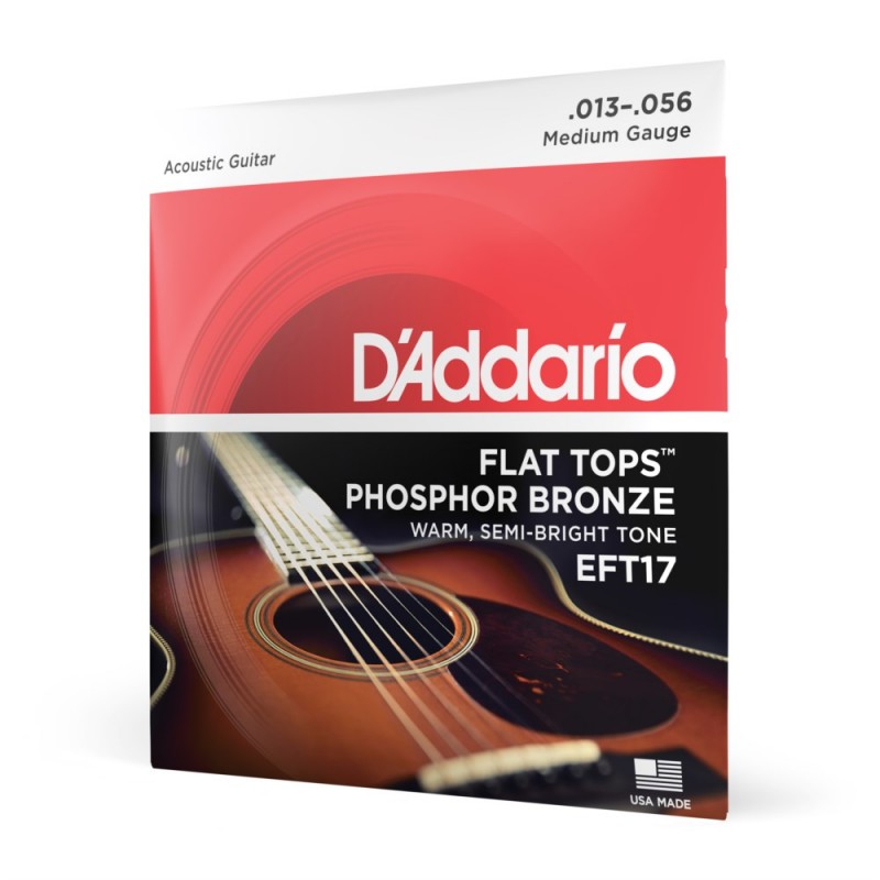 D'Addario EFT17 - Struny do gitary akustycznej (13-56) - 1