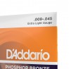 D'Addario EJ41 - Struny do gitary akustycznej 12-strunowe (9-45) - 4