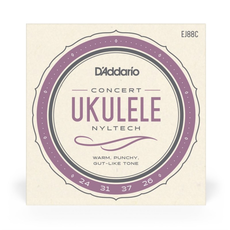 D'Addario EJ88C - Struny do ukulele (koncertowe) - 2