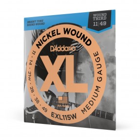 D'Addario EXL115W - Struny do gitary elektrycznej (11-49) - 1