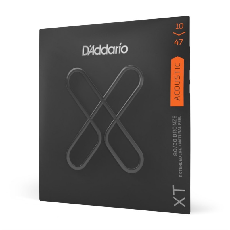 D'Addario XTABR1047 - Struny do gitary akustycznej (10-47) - 1