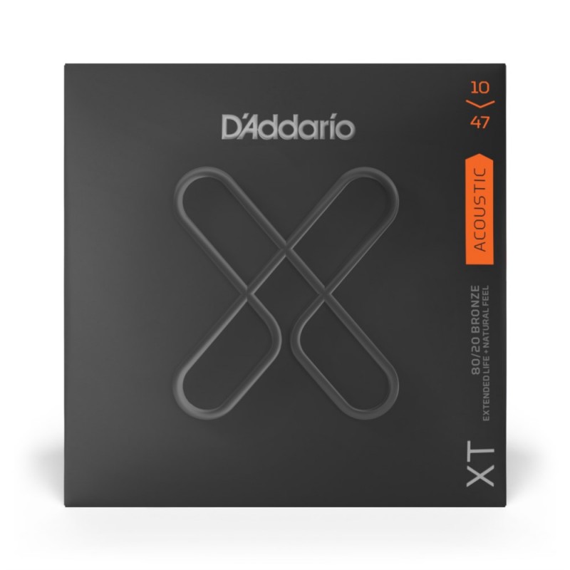D'Addario XTABR1047 - Struny do gitary akustycznej (10-47) - 2