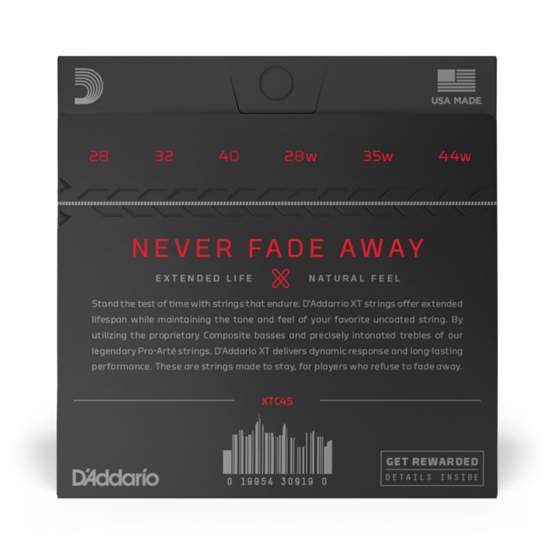 D'Addario XTC45 - Struny Classical Silver Plated Copper - 3