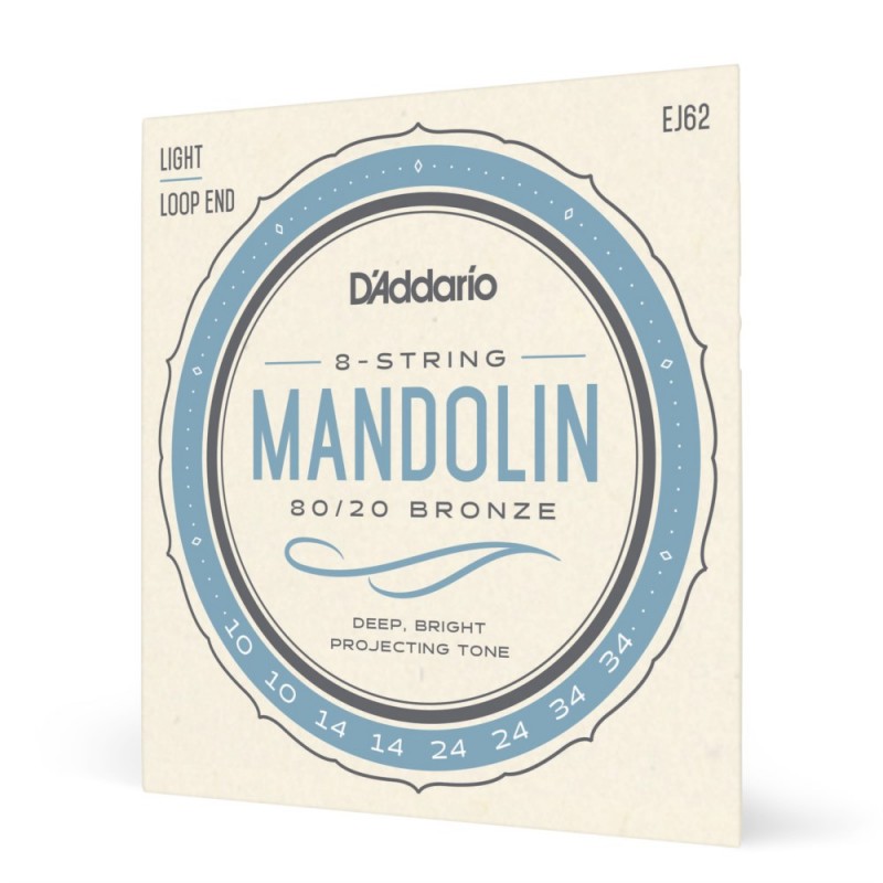 D'Addario EJ62 - Struny do mandoliny (10-34) - 1