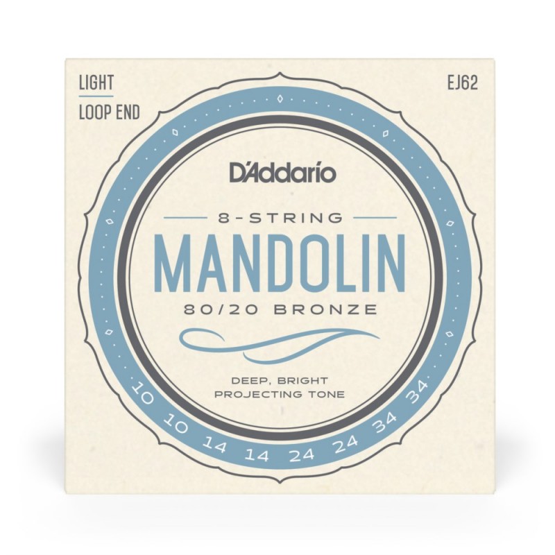 D'Addario EJ62 - Struny do mandoliny (10-34) - 2