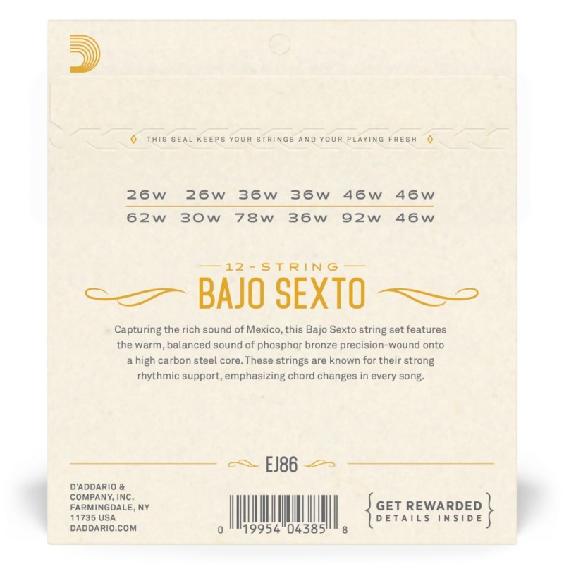 D'Addario EJ86 - Struny do bajo - 3