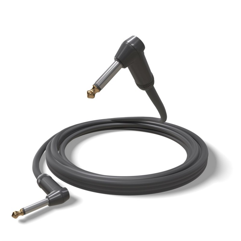 D'Addario PW-AMSGRR-15 - Kabel gitarowy kątowy (4.5 m) - 4