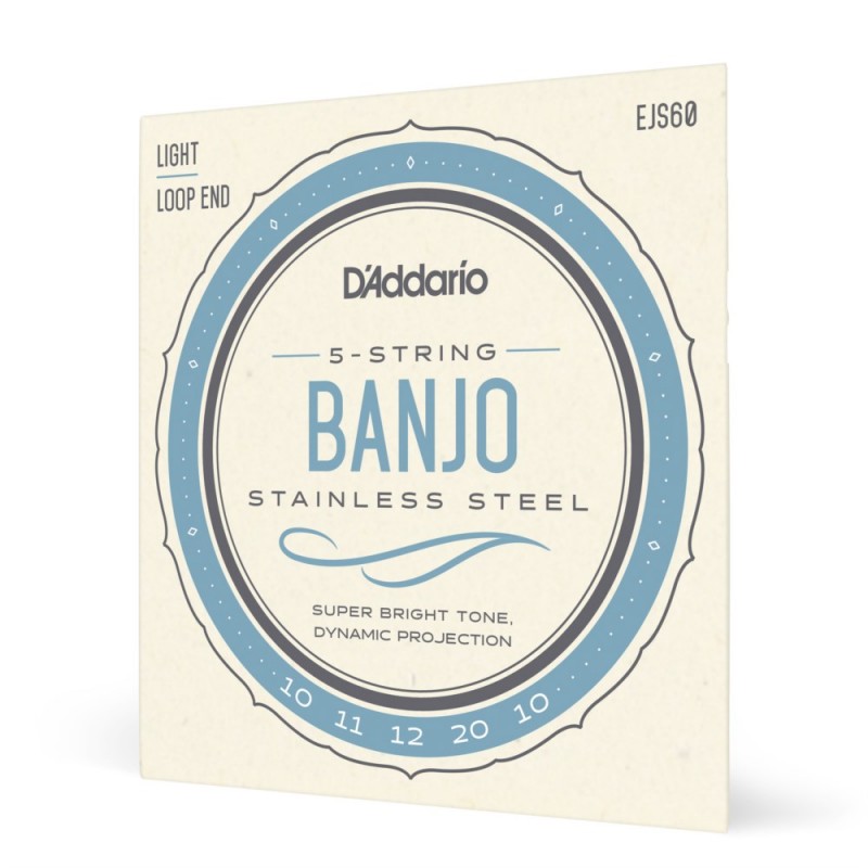 D'Addario EJS60 - Struny do banjo 5-strunowe (9-20) - 1