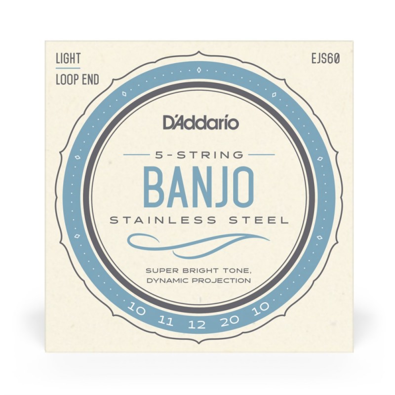 D'Addario EJS60 - Struny do banjo 5-strunowe (9-20) - 2