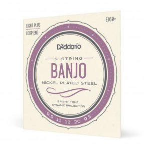D'Addario EJ60+ - Struny do banjo 5-strunowe (9.5-20) - 1