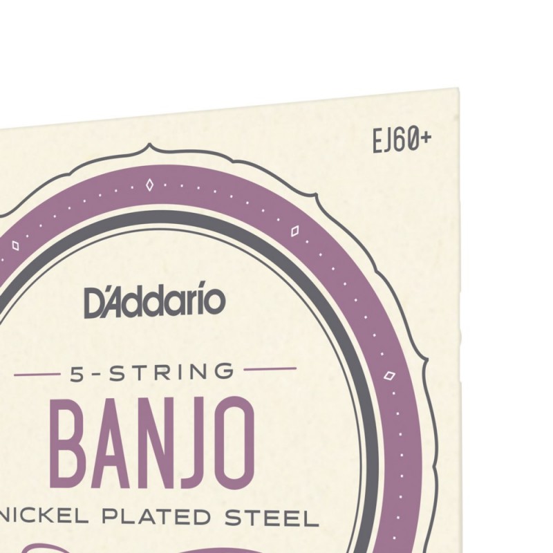 D'Addario EJ60+ - Struny do banjo 5-strunowe (9.5-20) - 4