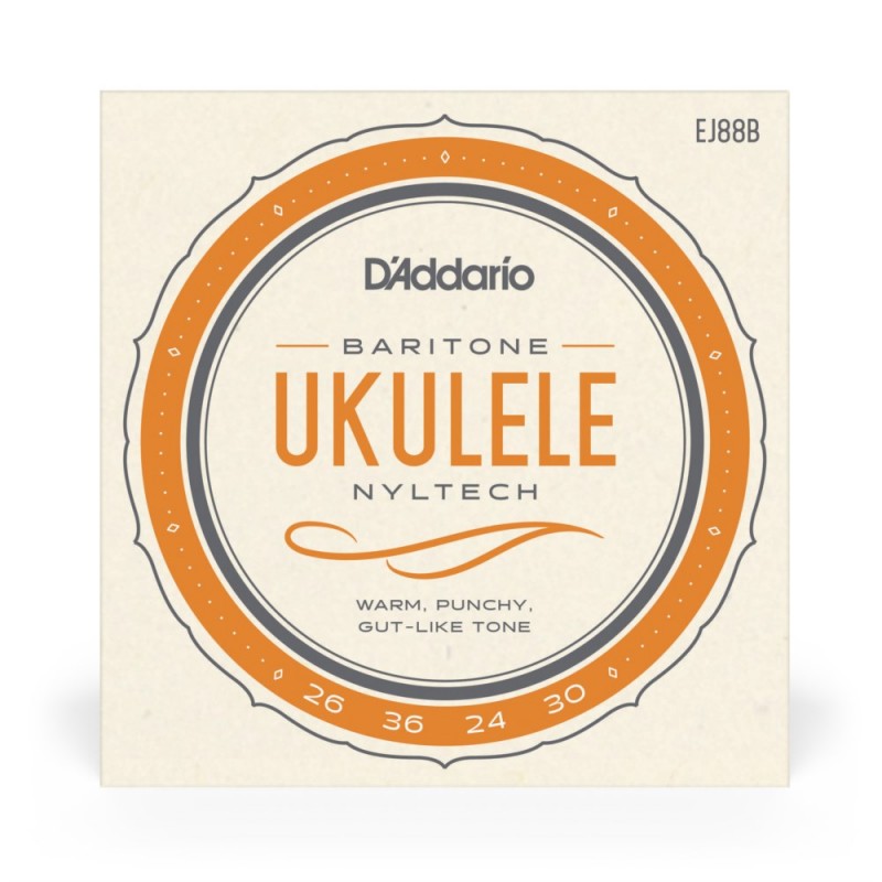 D'Addario EJ88B - Struny do ukulele (barytonowe) - 2