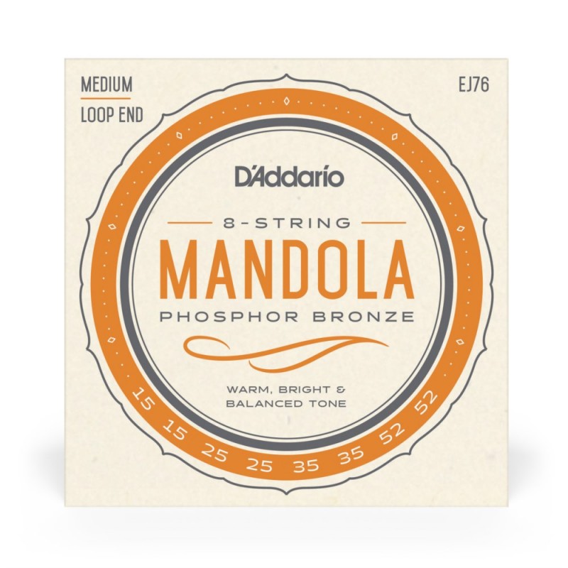 D'Addario EJ76 - Struny do mandoli (15-52) - 2