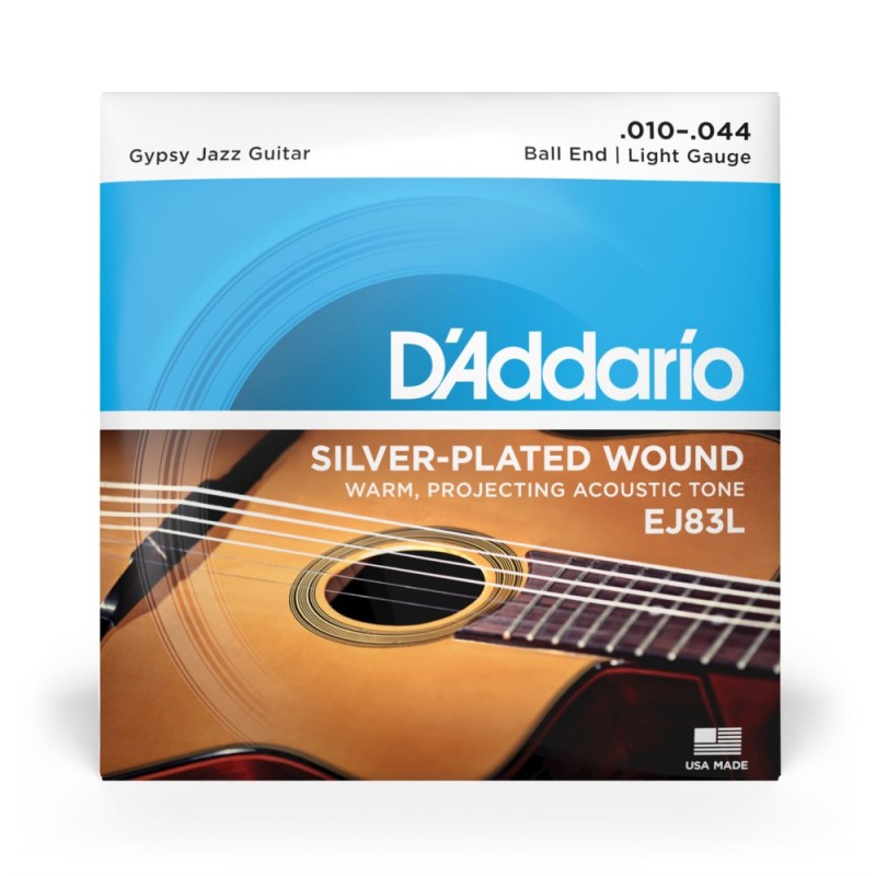 D'Addario EJ83L - Struny do gitary akustycznej (10-44) - 2