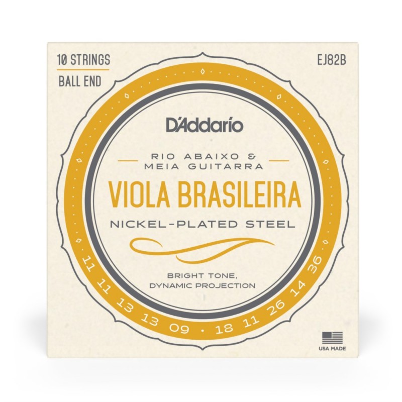 D'Addario EJ82B - Struny do altówki (Rio Abaixo & Meia Guitarra) - 2