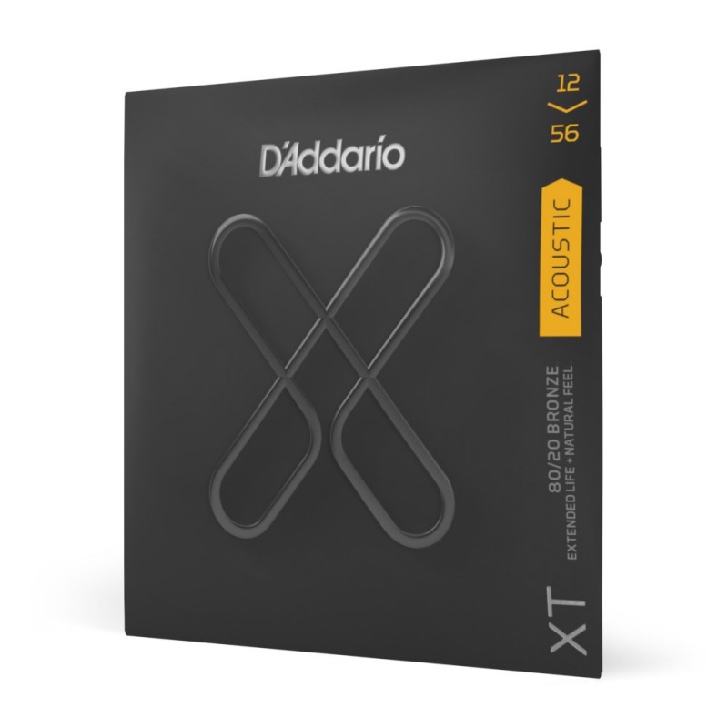 D'Addario XTABR1256 - Struny do gitary akustycznej (12-56) - 1