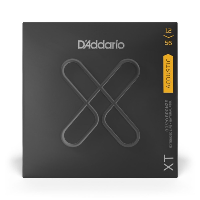 D'Addario XTABR1256 - Struny do gitary akustycznej (12-56) - 2