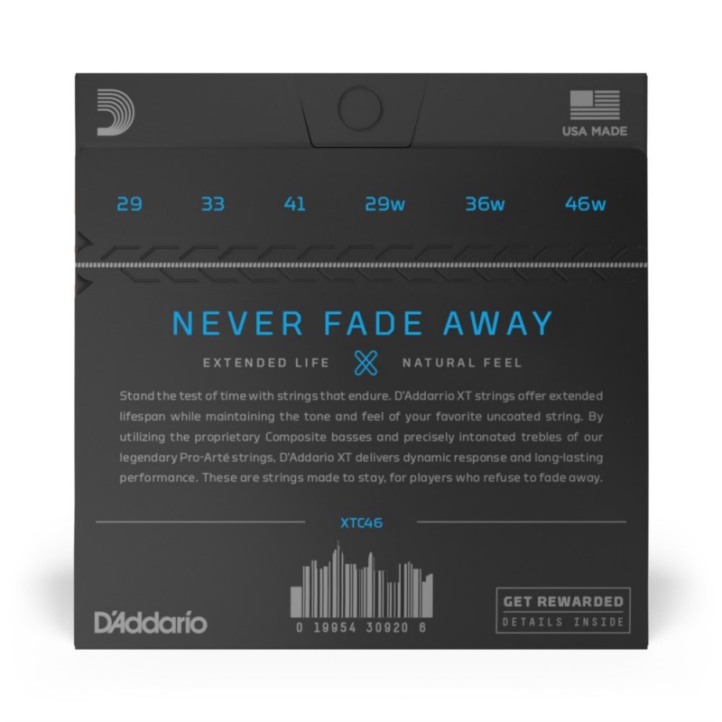 D'Addario XTC46 XT - Struny Classical Silver Plated Copper - 3