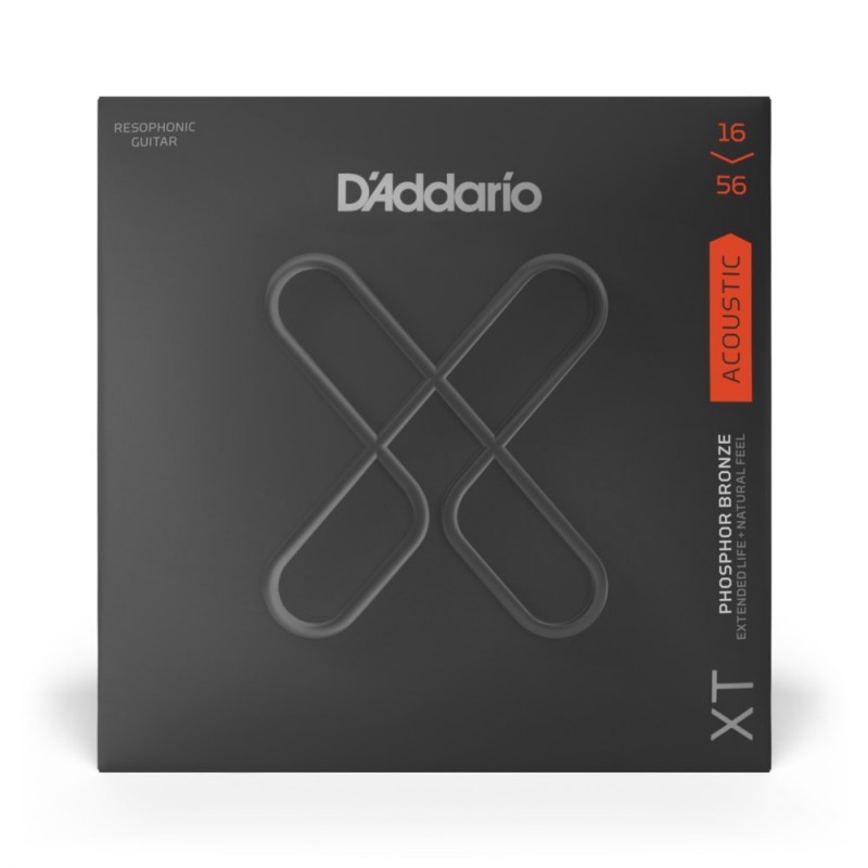 D'Addario XTAPB1656 XT - Struny do gitary resofonicznej (16-56) - 2