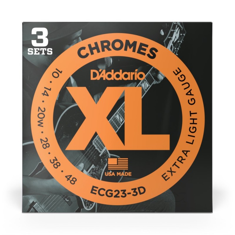 D'Addario ECG23 - Struny do gitary elektrycznej (10-48, 3 sets) - 2