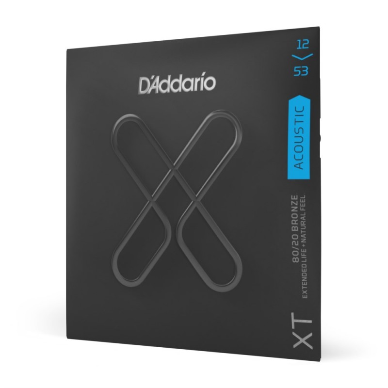 D'Addario XTABR1253 - Struny do gitary akustycznej (12-53) - 1