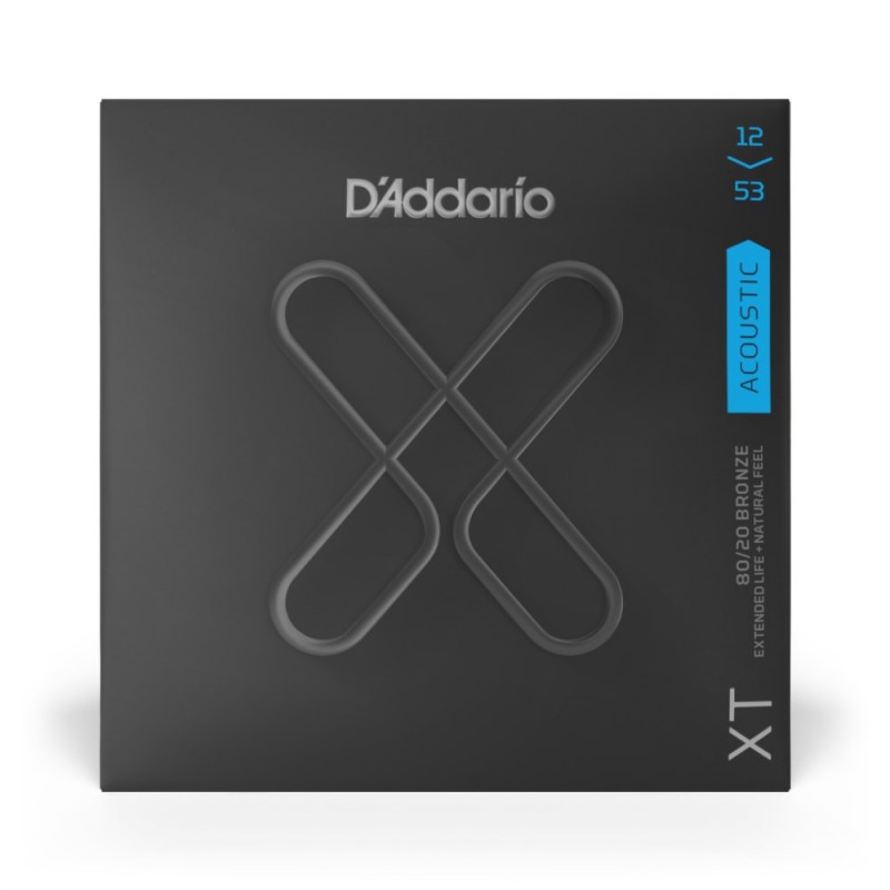 D'Addario XTABR1253 - Struny do gitary akustycznej (12-53) - 2