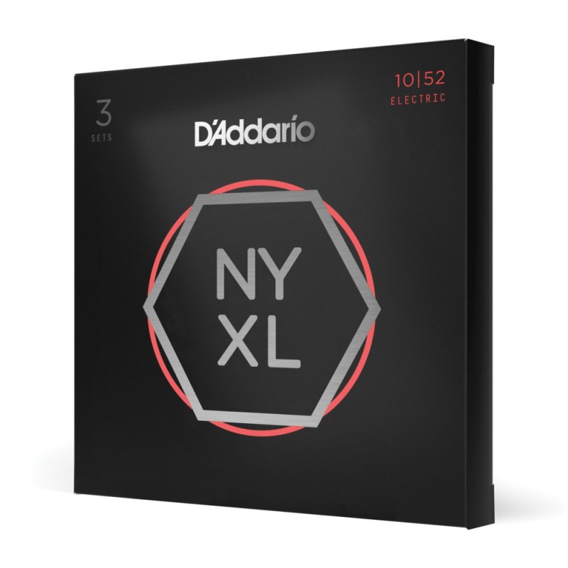 D'Addario NYXL1052-3P - Struny do gitary elektrycznej (10-52,3 kpl.) - 1