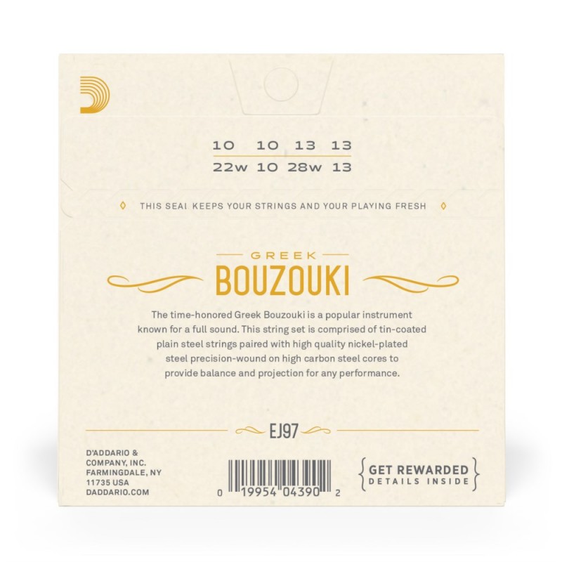 D'Addario EJ97 - Struny Greek Bouzouki - 3