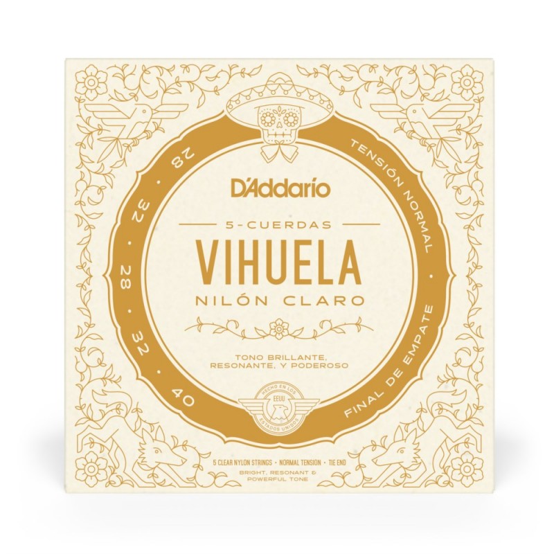 D'Addario MV10N - Struny Vihuela - 2