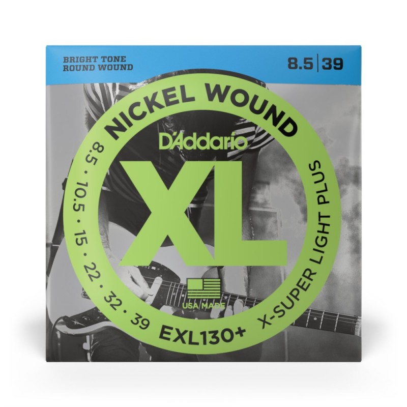 D'Addario EXL130+ - Struny do gitary elektrycznej (8.5-39) - 2