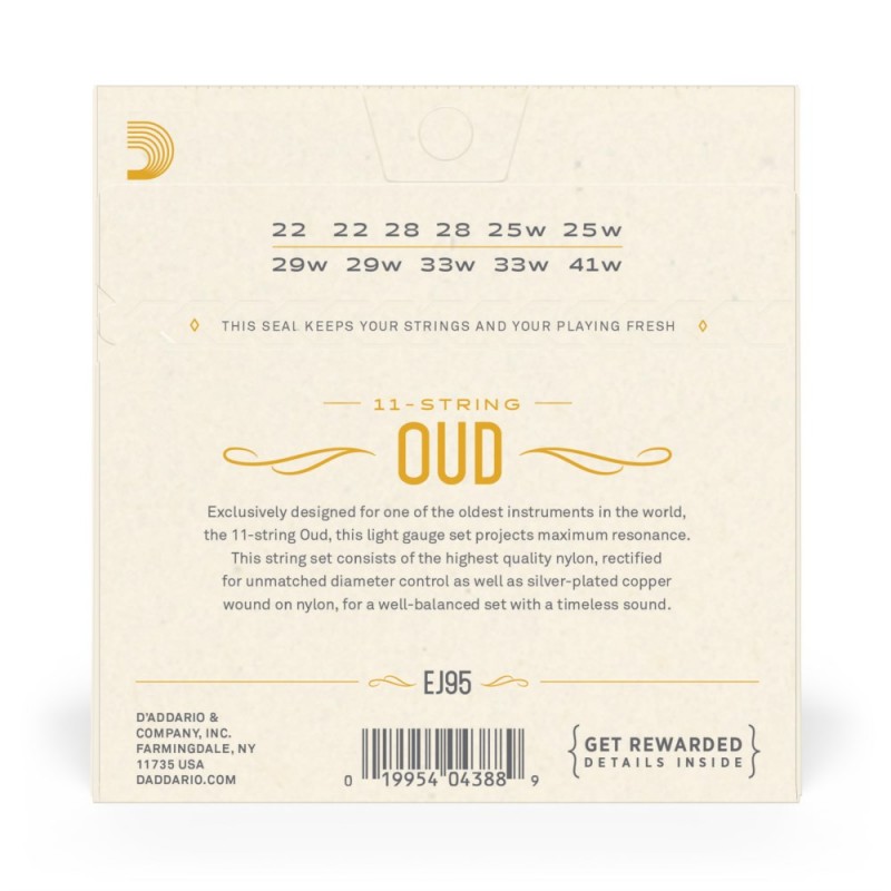 D'Addario EJ95 - Zestaw 11-strunowy - 3