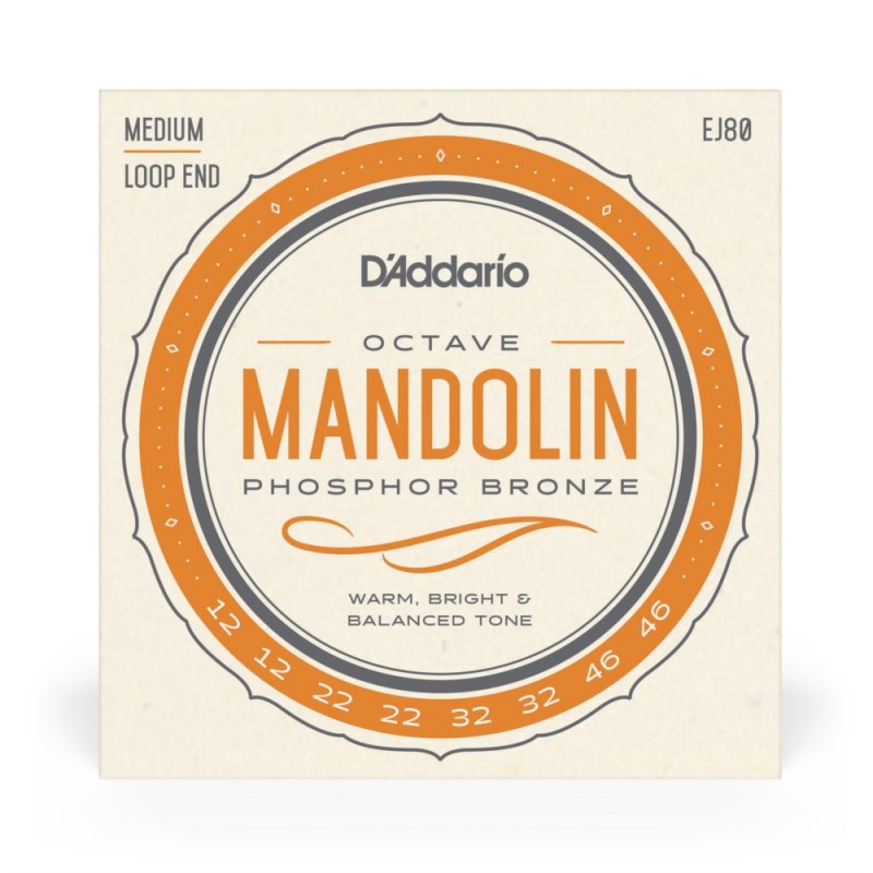 D'Addario EJ80 - Struny do mandoliny (12-46) - 2