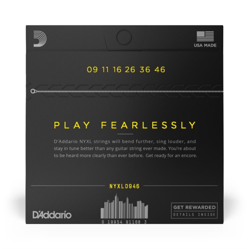 D'Addario NYXL0946 - Struny do gitary elektrycznej (9-46) - 3