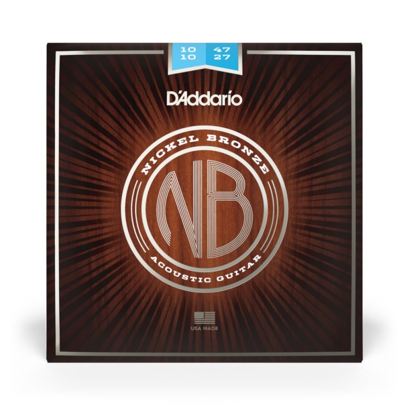 D'Addario NB1047-12 - Struny do gitary akustycznej 12-strunowe (10-47) - 2