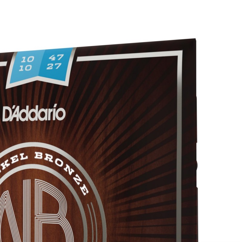 D'Addario NB1047-12 - Struny do gitary akustycznej 12-strunowe (10-47) - 4