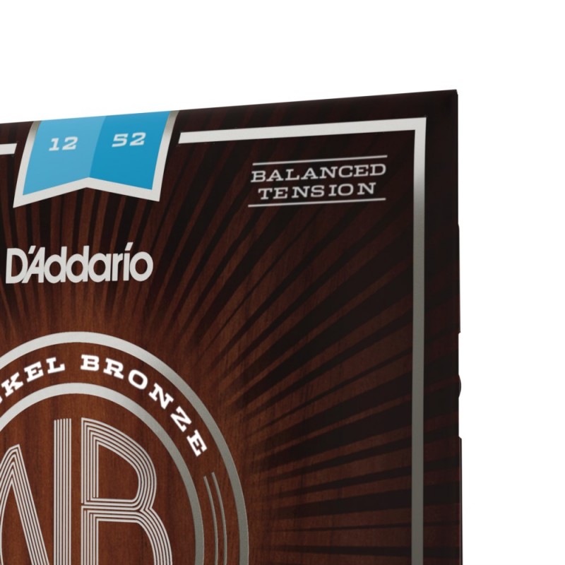 D'Addario NB1252BT - Struny do gitary akustycznej (12-52) - 4