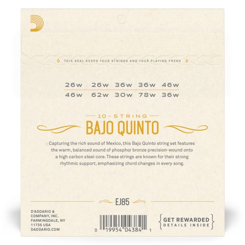 D'Addario EJ85 - Struny do bajo - 3