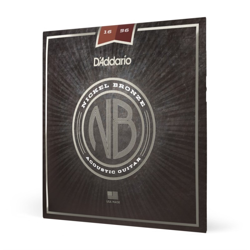 D'Addario NB1656 - Struny do gitary akustycznej (16-56) - 1
