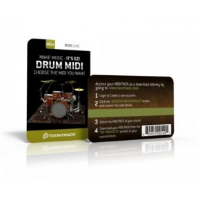Toontrack DRUM MIDI Pack - Superiorsls EZdrummer