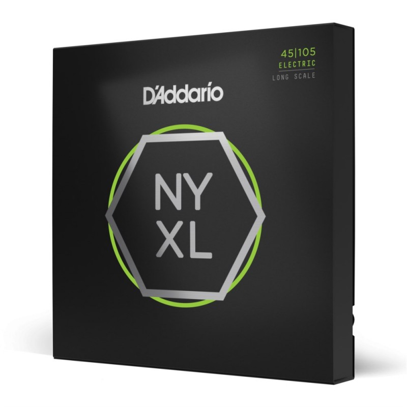 D'Addario NYXL45105 - Struny do gitary basowej (45-105) - 1