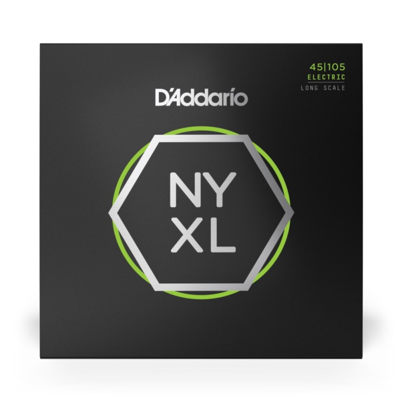 D'Addario NYXL45105 - Struny do gitary basowej (45-105) - 2