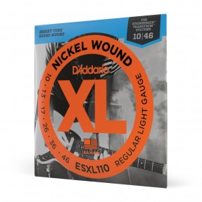 D'Addario ESXL110 - Struny do gitary elektrycznej (10-46) - 1