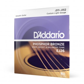 D'Addario EJ26 - Struny do gitary akustycznej (11-52) - 1