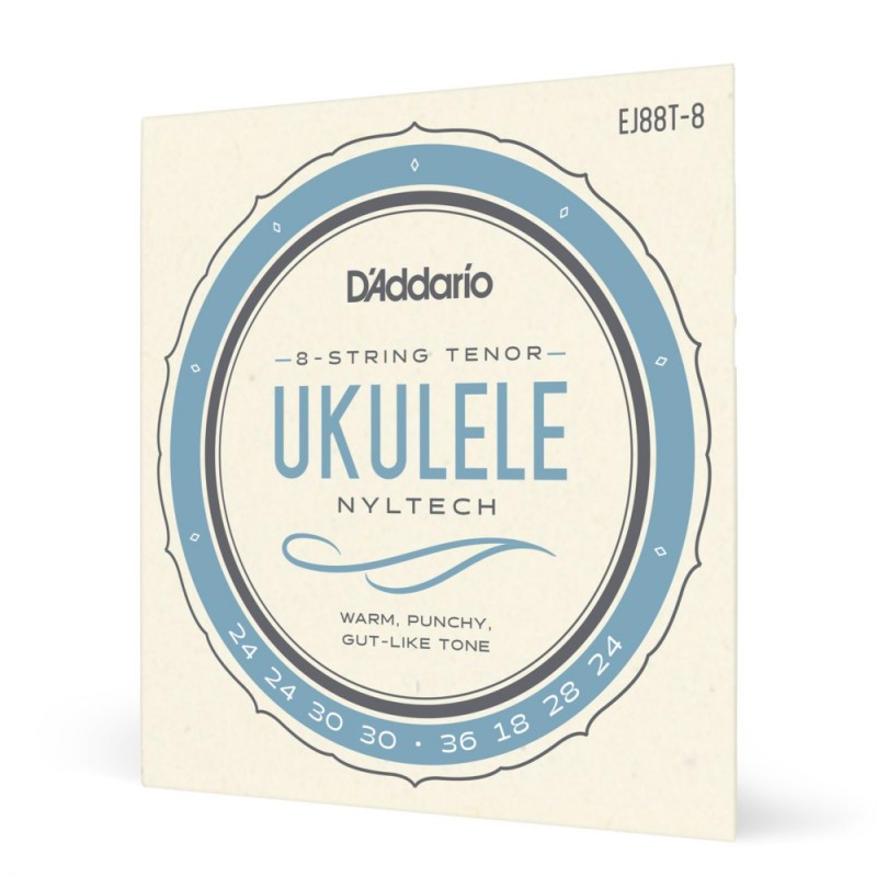 D'Addario EJ88T-8 - Struny do ukulele 8-strunowe (tenorowe) - 1