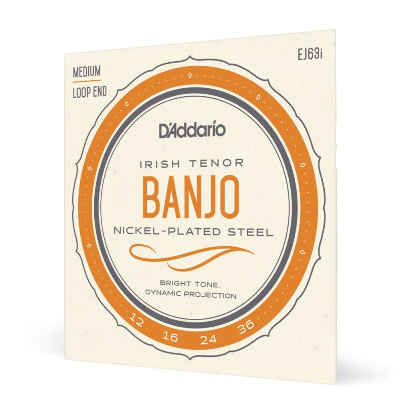 D'Addario EJ63I - Struny do banjo Irish Tenor (9-30) - 1